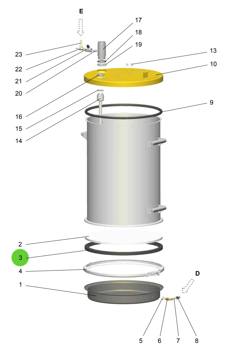 Aftermarket Gema® 390186 Fluidizing Bed Seal (Non-OEM)