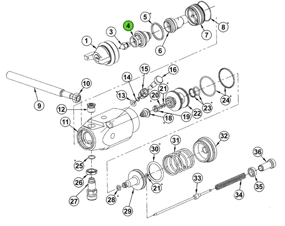 CA Technologies 31-2201-P Conv Fluid Noz Body-Pkg