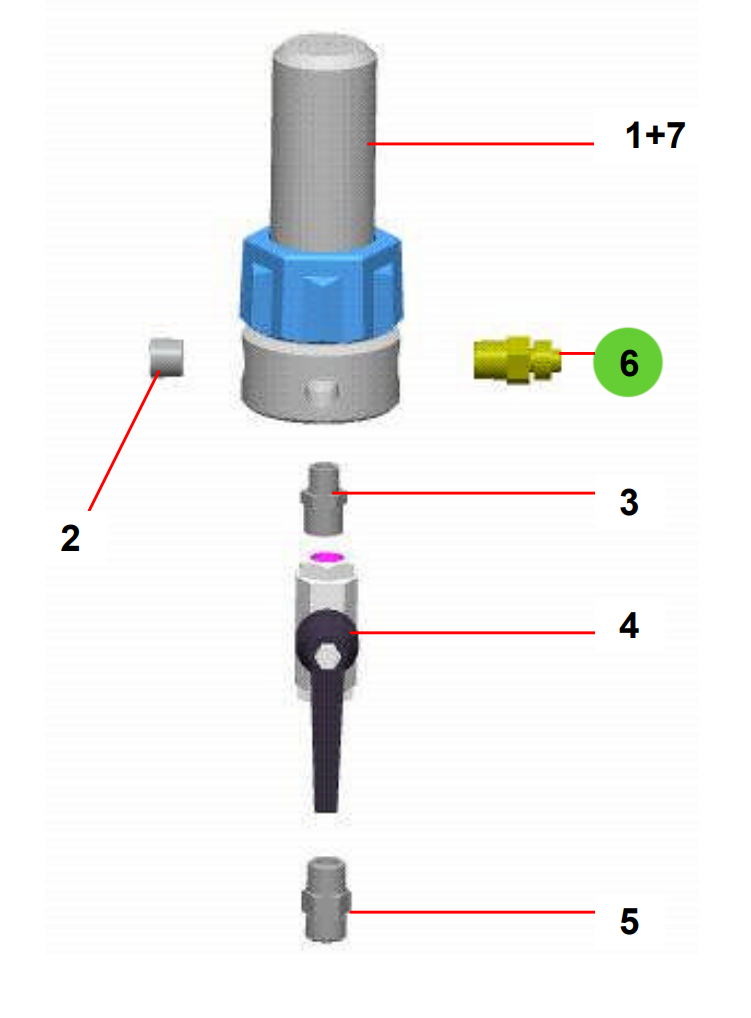 Sames® 905-210-503 Adaptor, Stainless Steel, Double Male, 3/8 NPT - # 5 JIC (1/2 JIC)