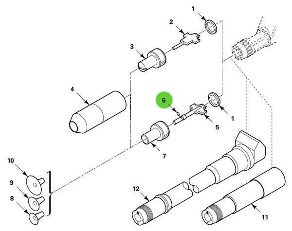 Aftermarket Gema® 231606 PG1 / PG2-A O-Ring Ø 5 x 1 mm (Non-OEM)
