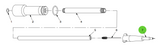 Aftermarket Nordson® 288554 Electrode Holder (Non-OEM)