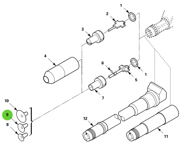 Aftermarket Gema® 331333 Deflector Ø 24mm (Non-OEM)