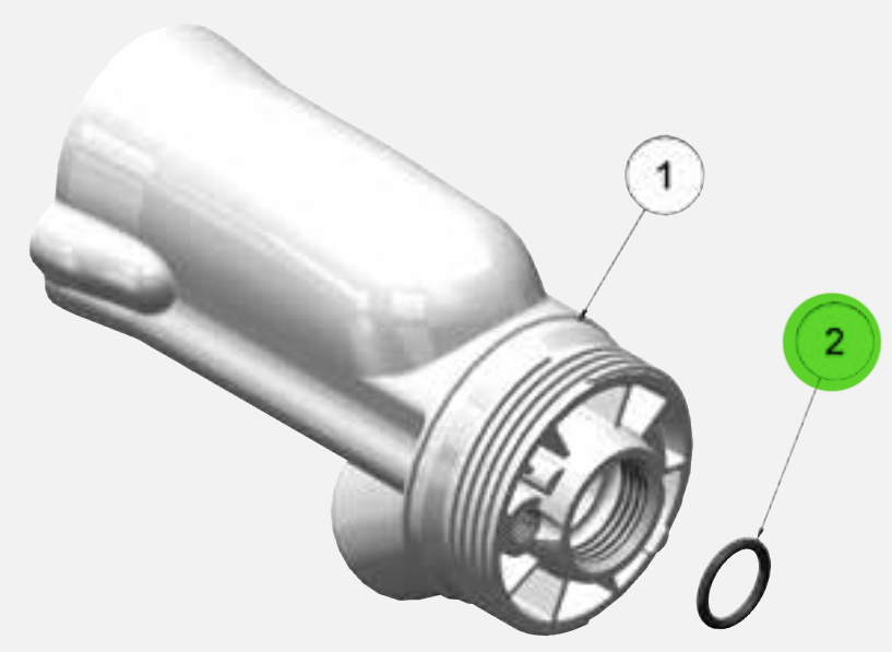 Junta tórica Ransburg 79001-07, 2-013, perfluoroelastómero