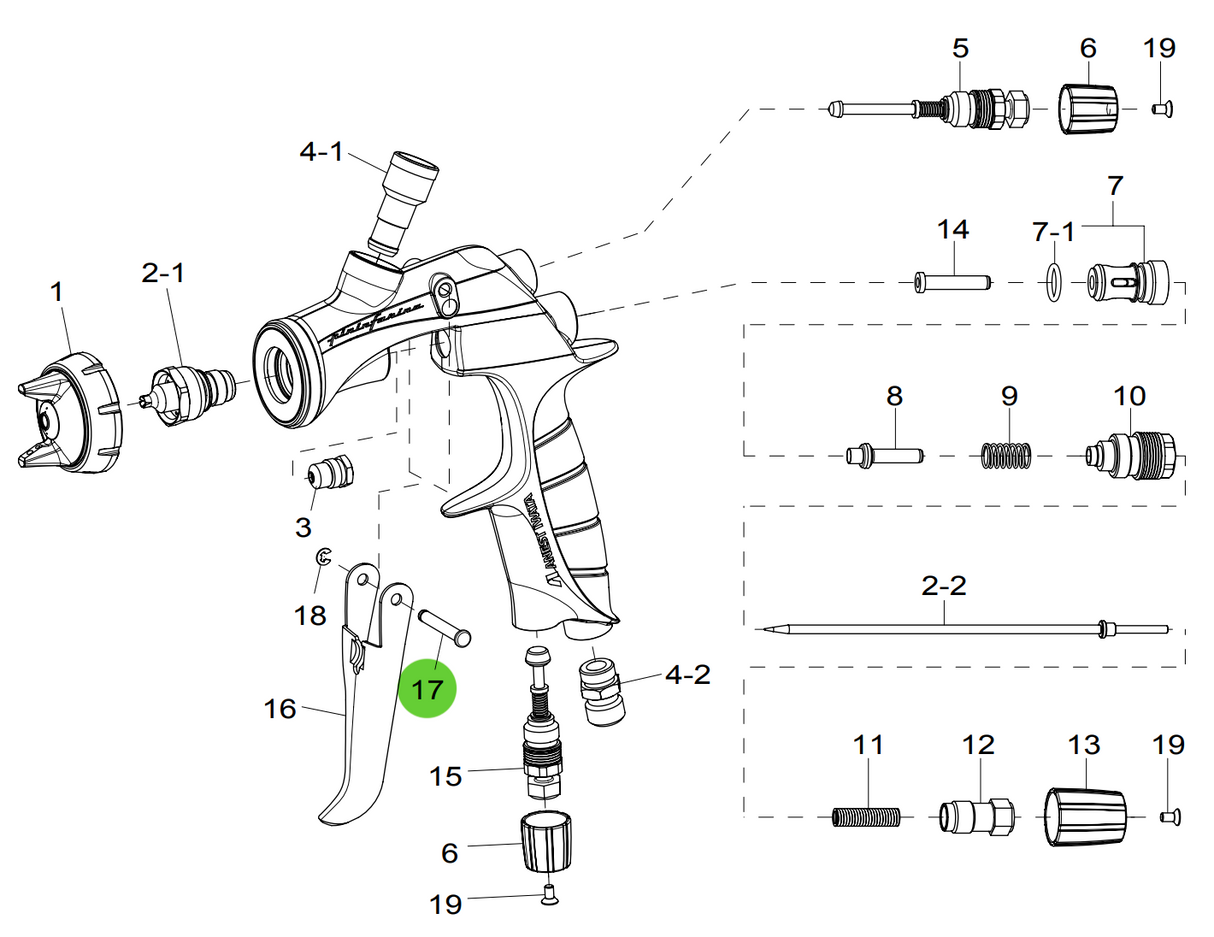 Perno de gatillo LS400/LS400H