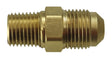 Brass Straight Fitting 3/8" Male SAE x 1/4" Male NPT
