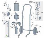 Sagola PT83660066 Suction Hose Product Filter for Riga V25 Pump