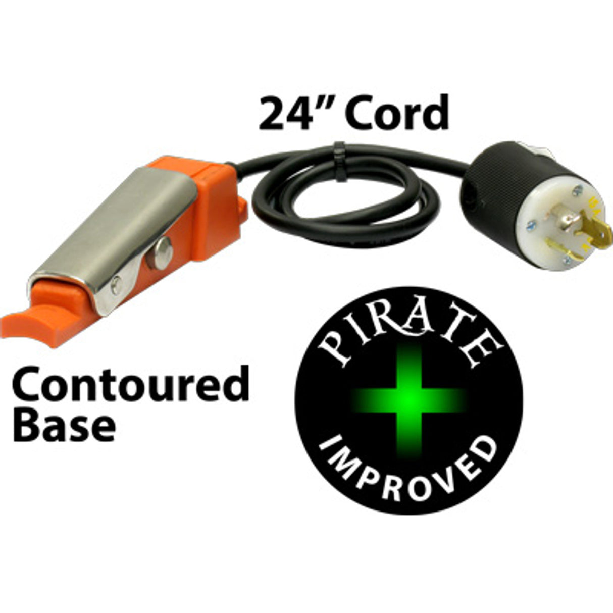 Pirate Brand - Schmidt Mfg Style, Handle, Control, Electric w/Plug (Deadman Control Handle)