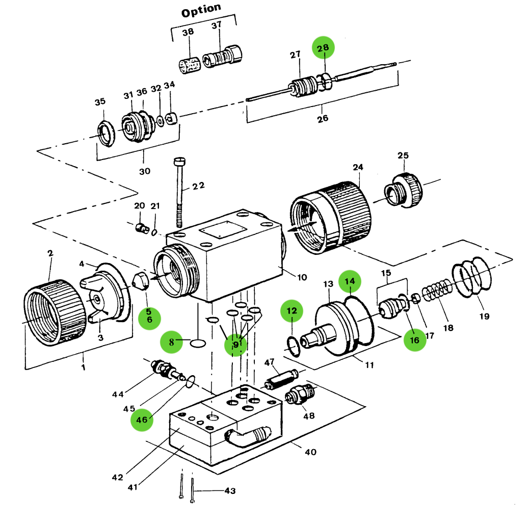 Sames® 129-251-995 Seal Kit ATX/A25 Gun