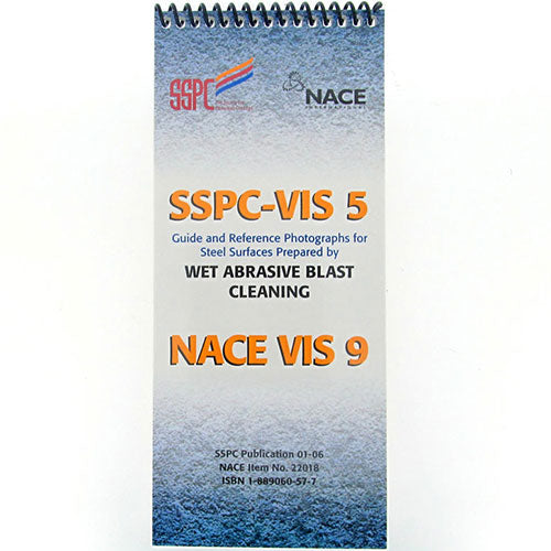 Elcometer SSPC-VIS 5 | Superficies de acero preparadas con abrasivo húmedo 