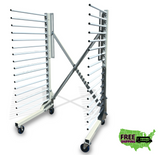 Estante de secado de pintura profesional "RAIDER-EX" expandible de 16 estantes (66 lb)