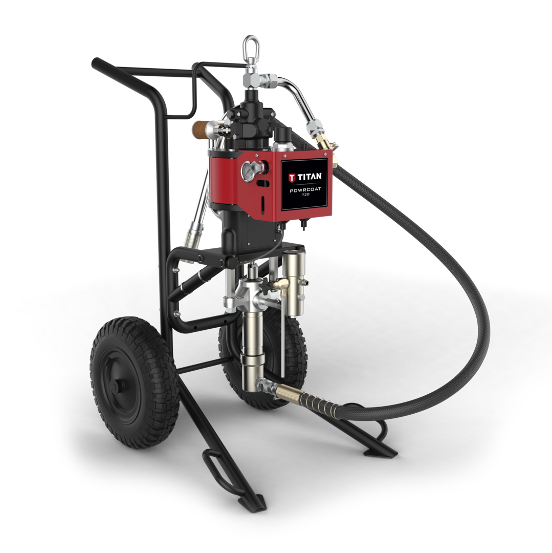 Titan PowrCoat 730 Air Powered Airless Sprayer Cart