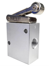 Pneumatic Mechanical Valve with Manual Switch, 3-Way, 2-Position