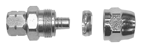 Conexión Binks 72-2008 (manguera ergonómica flexible de 3/8" x conexión giratoria de 1/4")