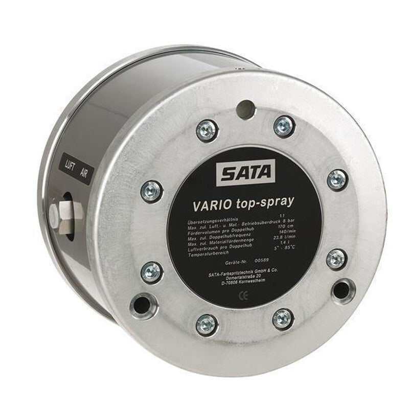 SATA 88641 Bomba de diafragma doble, Vario, acero inoxidable