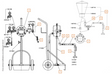 SATA 82909 Conversion Set (for Gravity Container) - Total Finishing Supplies