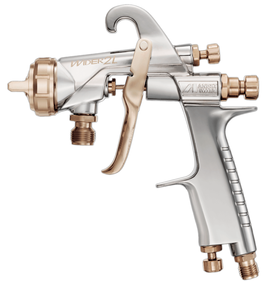 Pistola pulverizadora con alimentación a presión Anest Iwata WIDER2L: compatible con HVLP