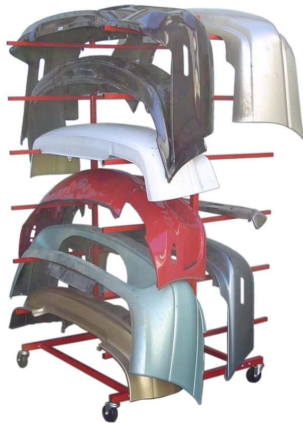 XL 12-Place Bumper Rack: High-Capacity Storage Solution