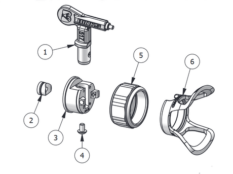 Binks Trophy AA Series 1600 Air Assisted Airless Spray Guns - Total Finishing Supplies