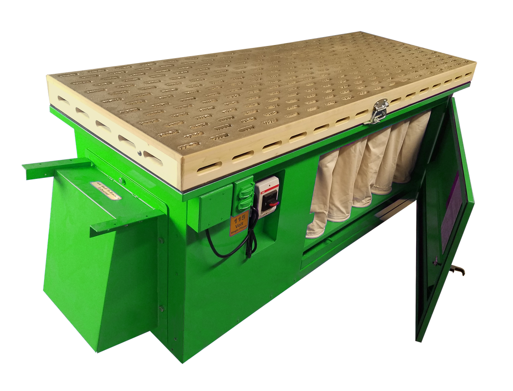 Denray Downdraft Table Model 2872 - Total Finishing Supplies
