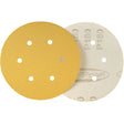 6 Surfprep Sandpaper Discs (Hook & Loop) 60 / Hole For Vacuum Sanders