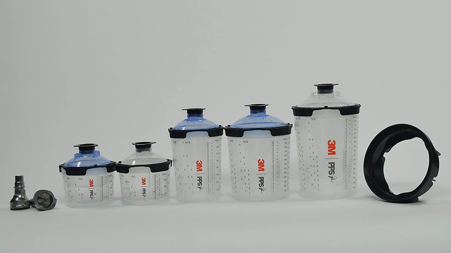 3M 16076 PPS Mix Ratio Inserts Für 650 Ml Becher – Mischverhältnis-Folien Für Lacke