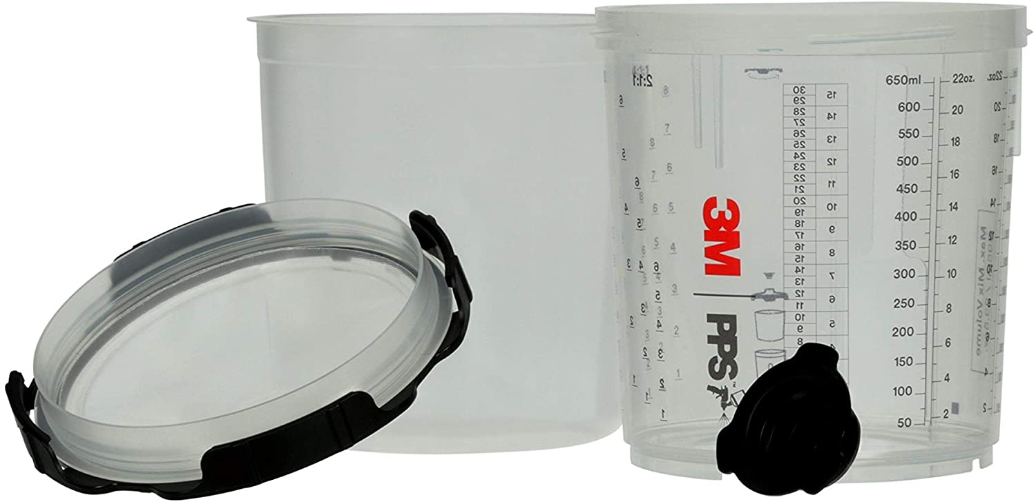 3M PPS Series 2.0 Spray Cup System Kit, 200u Micron Filter