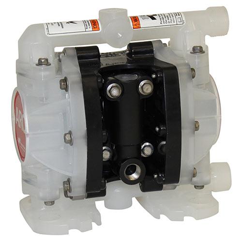 Compact Series 1/4 Non-Metallic Diaphragm Pump 5.3 Gpm Poly Center Npt Bsp Hybrid Connections Wetted