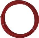 1/4 Air Hose - Red (200 Psi) Fittings: Nps 5