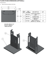Floor Stand Kit - Ransburg IntelliFlow RM2 - Total Finishing Supplies
