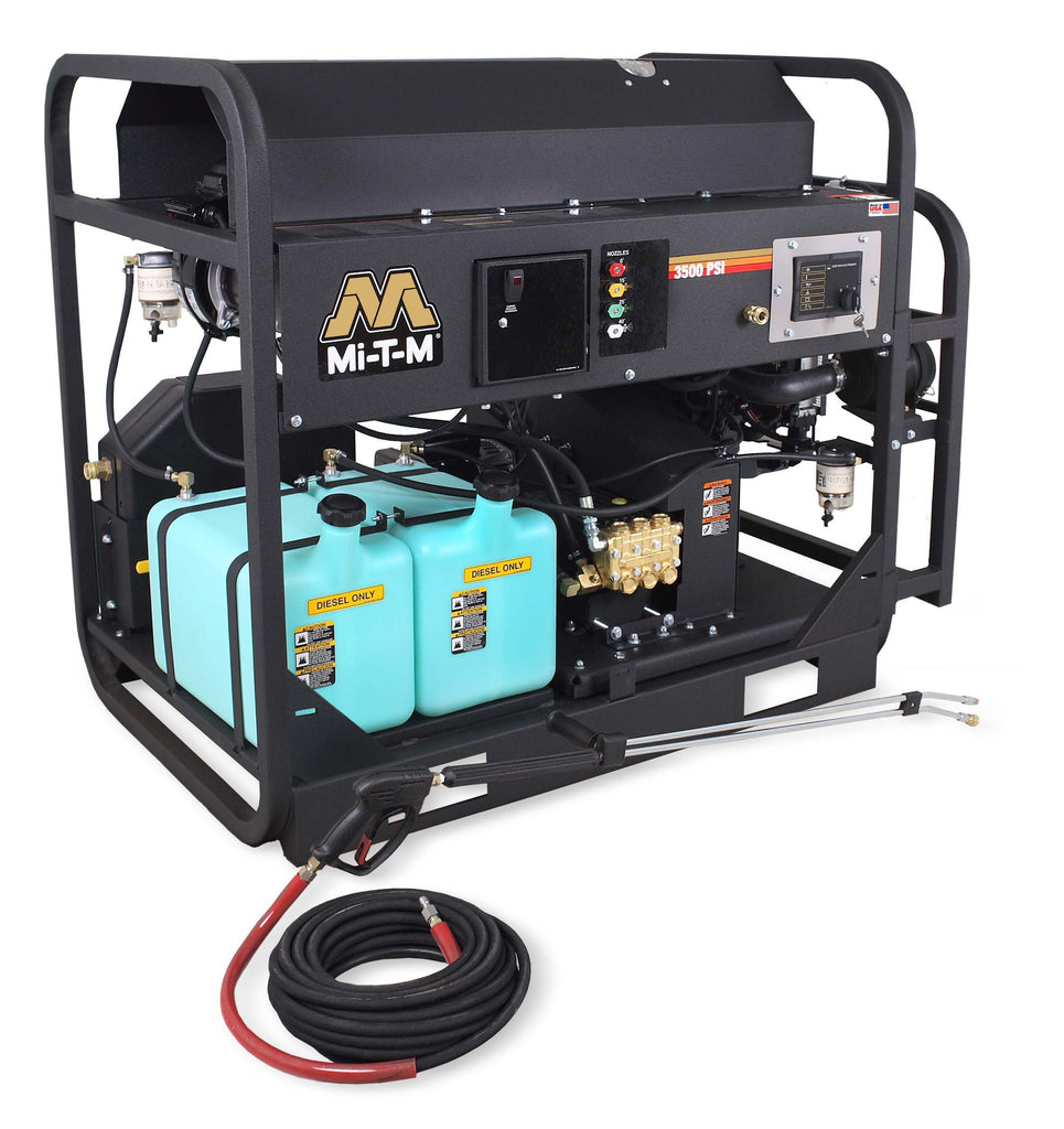 Mi-T-M HSE-3004-0M30 HSE Series Electric Direct/Belt Drive Hot Water Pressure Washer