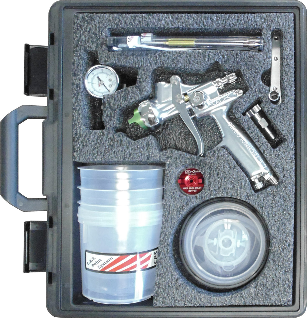 Tfs-X Black Premium Gravity Feed Spray Gun Pack W/ Pps System