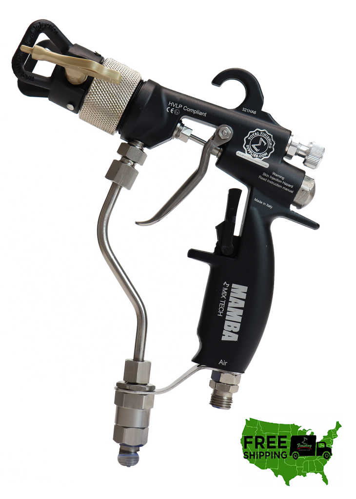 MAMBA® Mix-Tech Air Assisted Airless Manual Spray Gun with Reversible Tip
