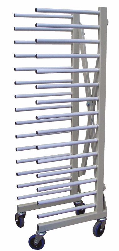 RAIDER Pro paint drying rack side view