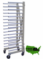 RAIDER Pro paint drying rack with free shipping graphic