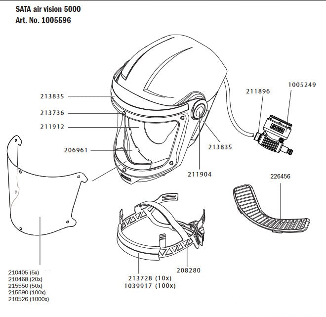 【好評にて期間延長】 Comfort 5000 vision air SATA Band Attachment Velcro With ウェア