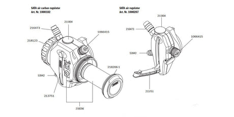 SATA air vision 5000 Comfort Band With Velcro Attachment - Total Finishing Supplies