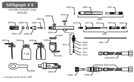 SATAgraph 4 Airbrush - Total Finishing Supplies