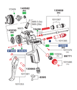 SATAjet 1500 B SoLV Locking Screw for Air Micrometer (3 Pcs) - Total Finishing Supplies