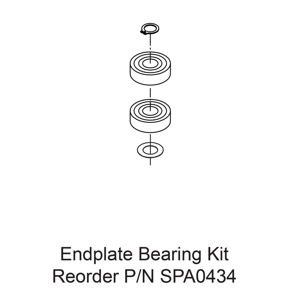 3 X 4 Storm Air Sander Tool Parts Endplate Bearing Kit Sanders
