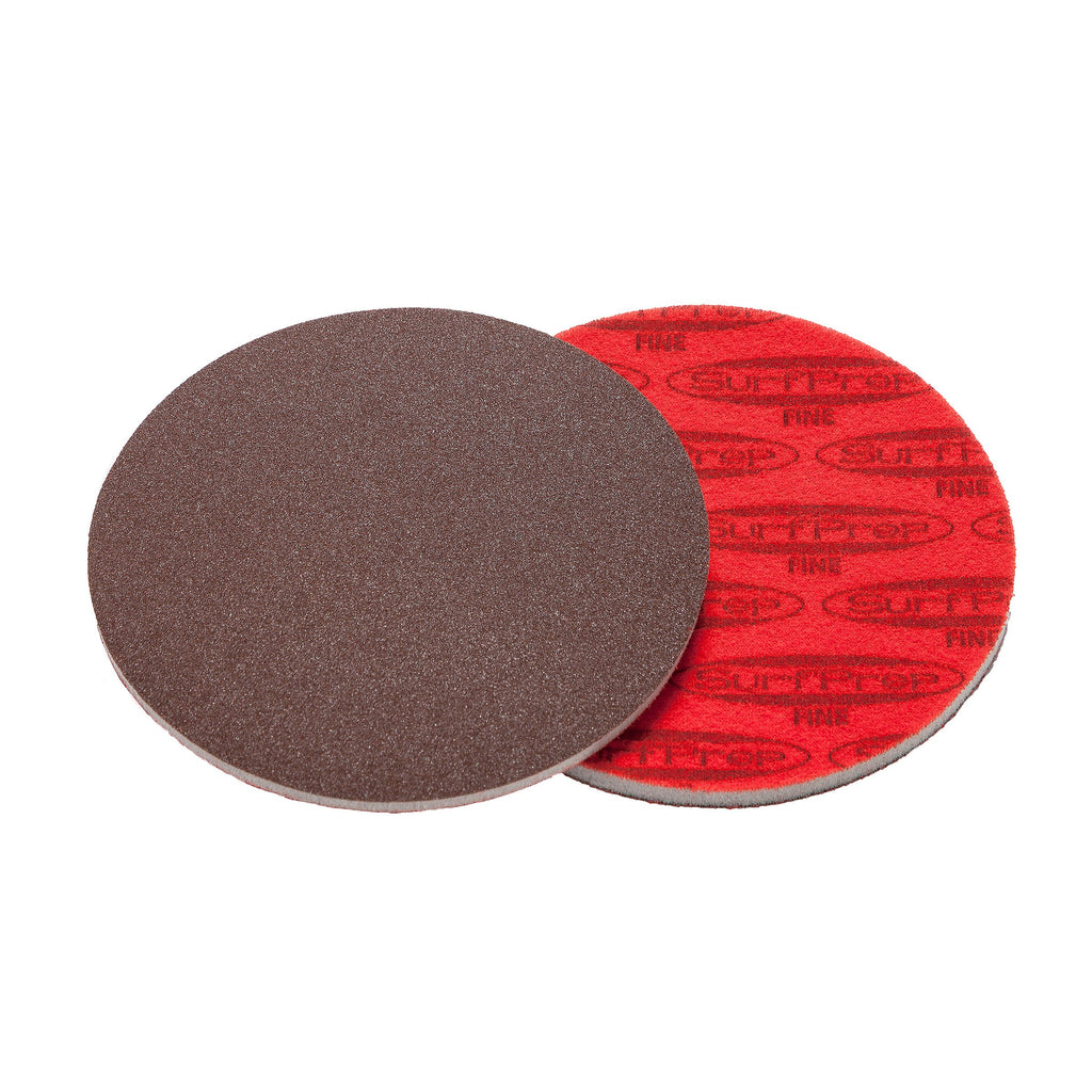 5 Surfprep Foam Discs - 5Mm Thick (Premium Red A/o) Non-Vacuum / Coarse (60-80 Scratch) Sanders