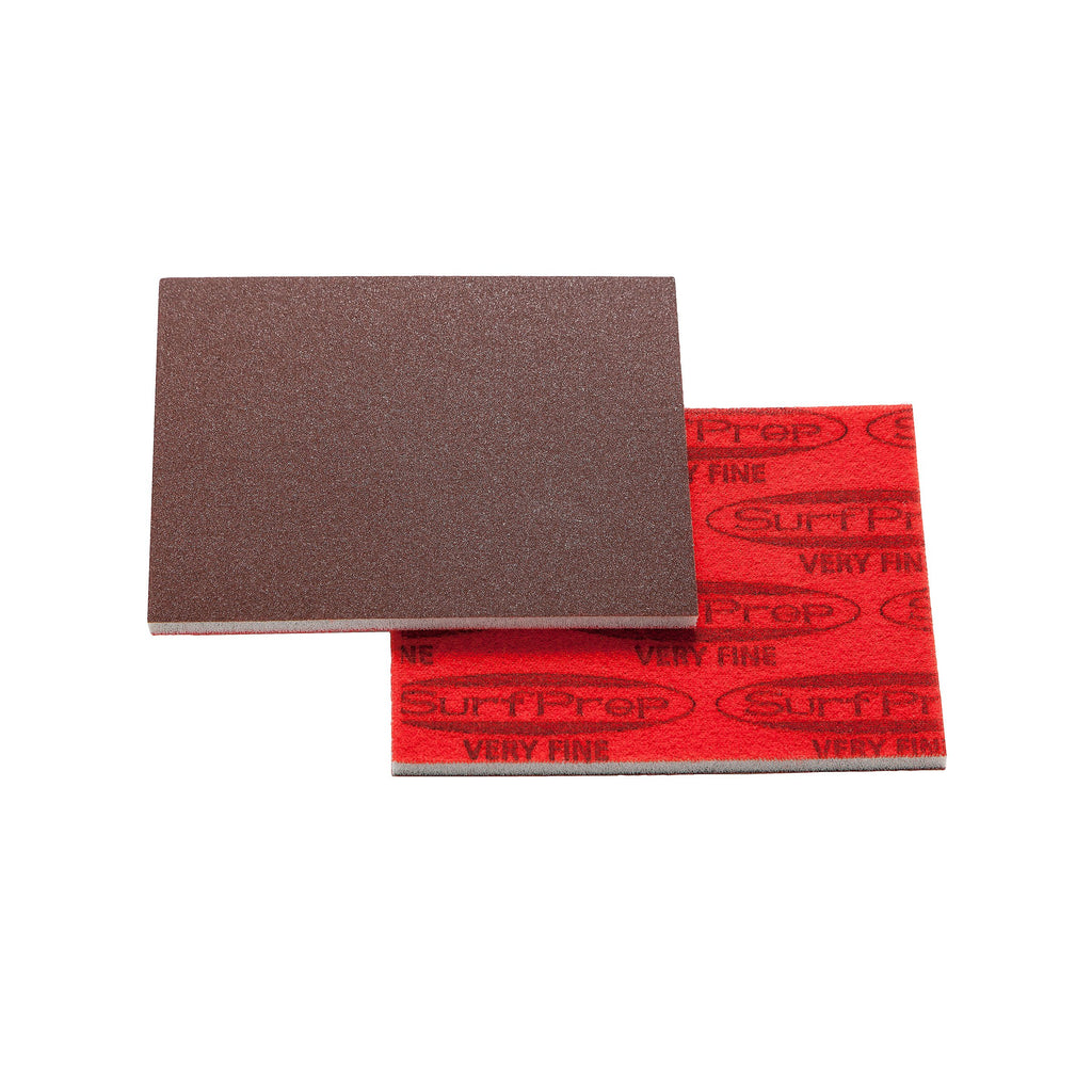 3 X 4 Surfprep Foam Pads - 5Mm Thick (Premium Red A/o) Non-Vacuum / Coarse (60-80 Scratch) Sanders