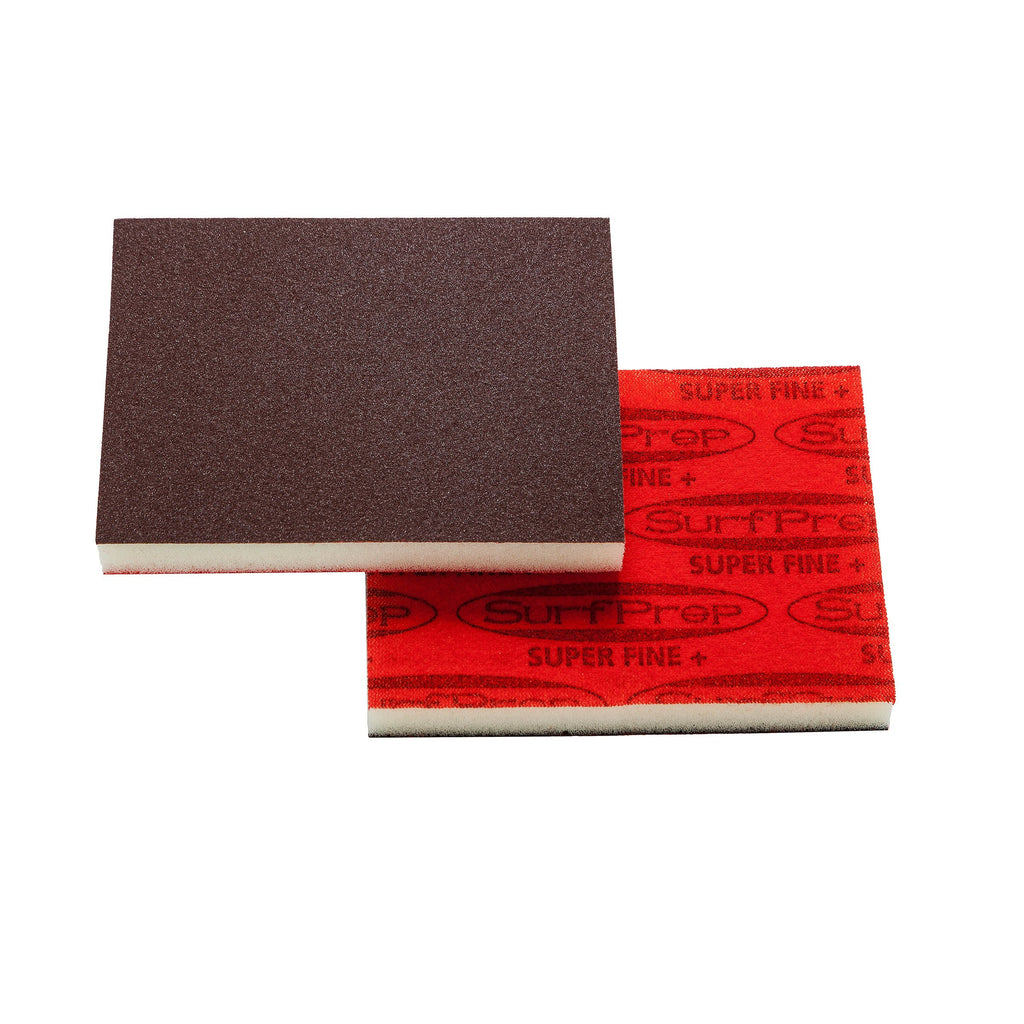 3 X 4 Surfprep Foam Pads - 1/2 Thick (Premium Red A/o) Non-Vacuum / Coarse (60-80 Scratch) Sanders
