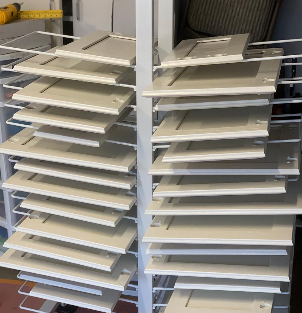 Pro drying rack cabinet doors store