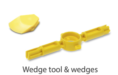 Wagner Wedge Tool X1 + 20 Wedges Powder Coating