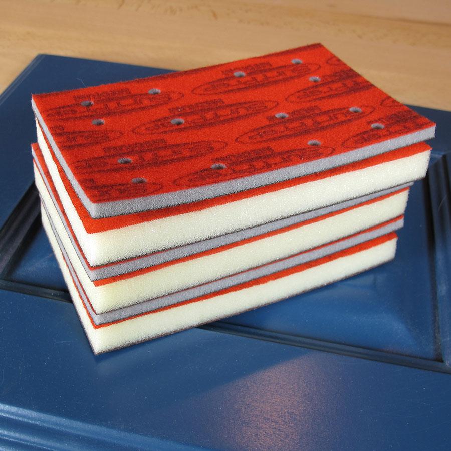 XMHF 10 Pcs Rectangle Adhesive Foam Replacement Sander Back Pad Sanding XMHF 10 Pcs Rectangle Adhesive Foam Replacement Sander Back Pad Sanding
