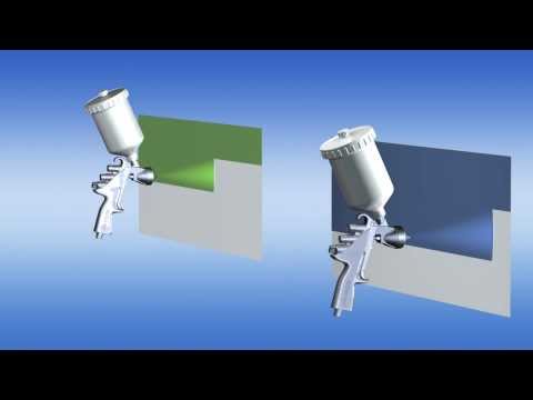 Pistola manual de pulverización de aire PILOT Premium - Alimentación a presión 