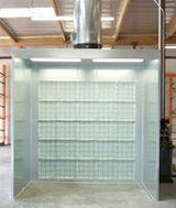 Industrial Open Face Booth 10 Wide X High 6 Deep I.d. (Booth Is Etl Listed) Spray