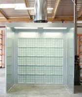 Industrial Open Face Booth 10 Wide X High 6 Deep I.d. (Booth Is Etl Listed) Spray