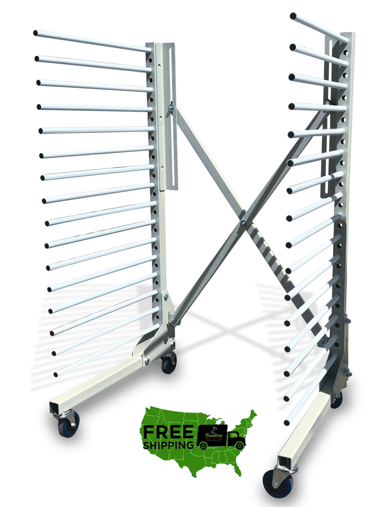 Pro Paint Drying Rack RAIDER EX Expandable 16 Shelf 66 Lb
